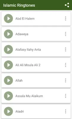 Islamic Ringtones android App screenshot 0