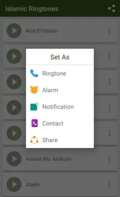 Islamic Ringtones android App screenshot 1